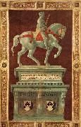 UCCELLO, Paolo Funerary Monument to Sir John Hawkwood oil painting on canvas